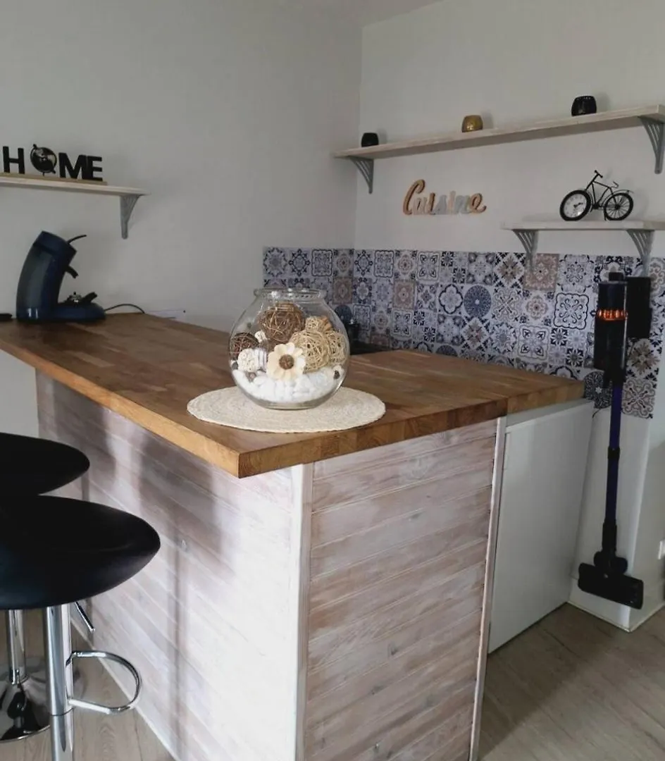 Appartement F2 Centre-Ville Issoire Avec Jolie Vue 0*,